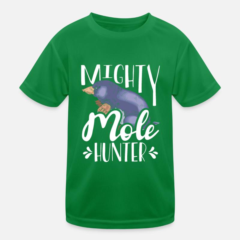 Mighty Mole Hunter Kids Functional T-Shirt