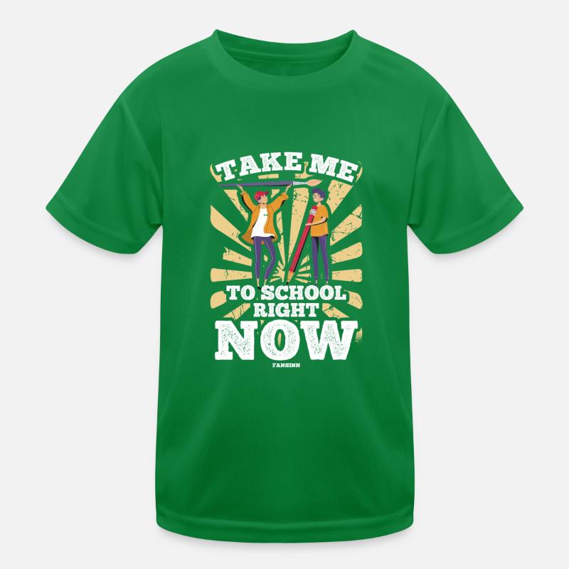 Kindergarten Schule Lehrer Spruch Kinder Funktions-T-Shirt