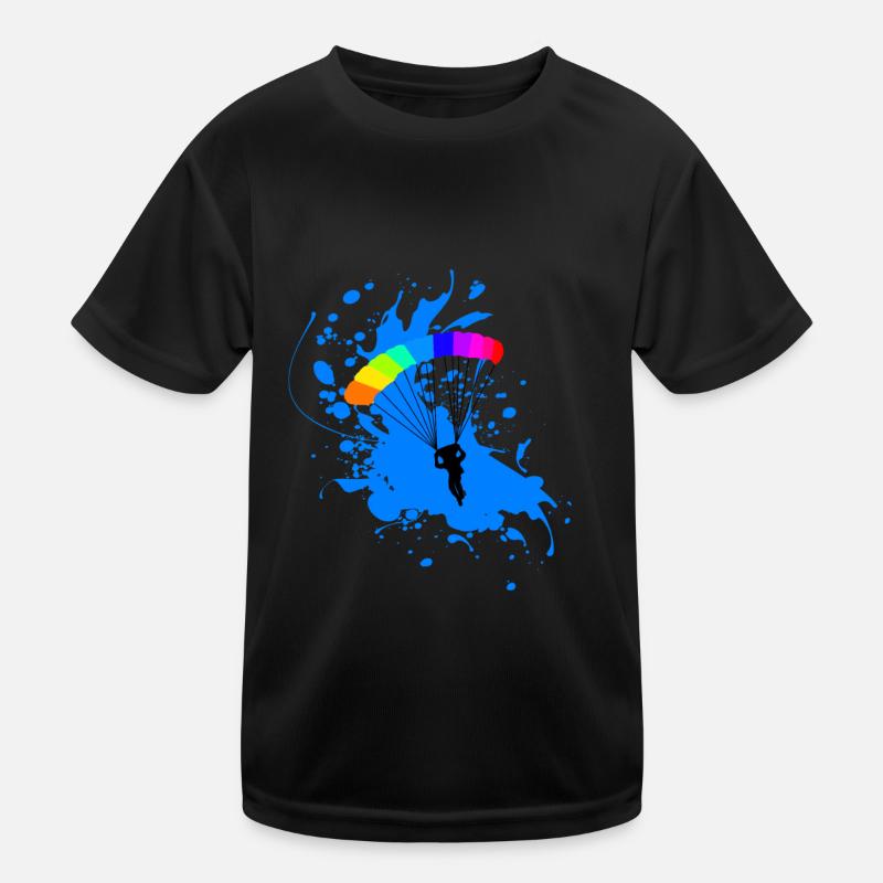 Skydiving Kids Functional T-Shirt