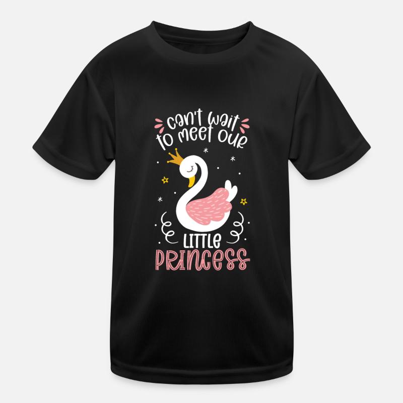 J’ai hâte de rencontrer notre petite princesse T-shirt sport Enfant