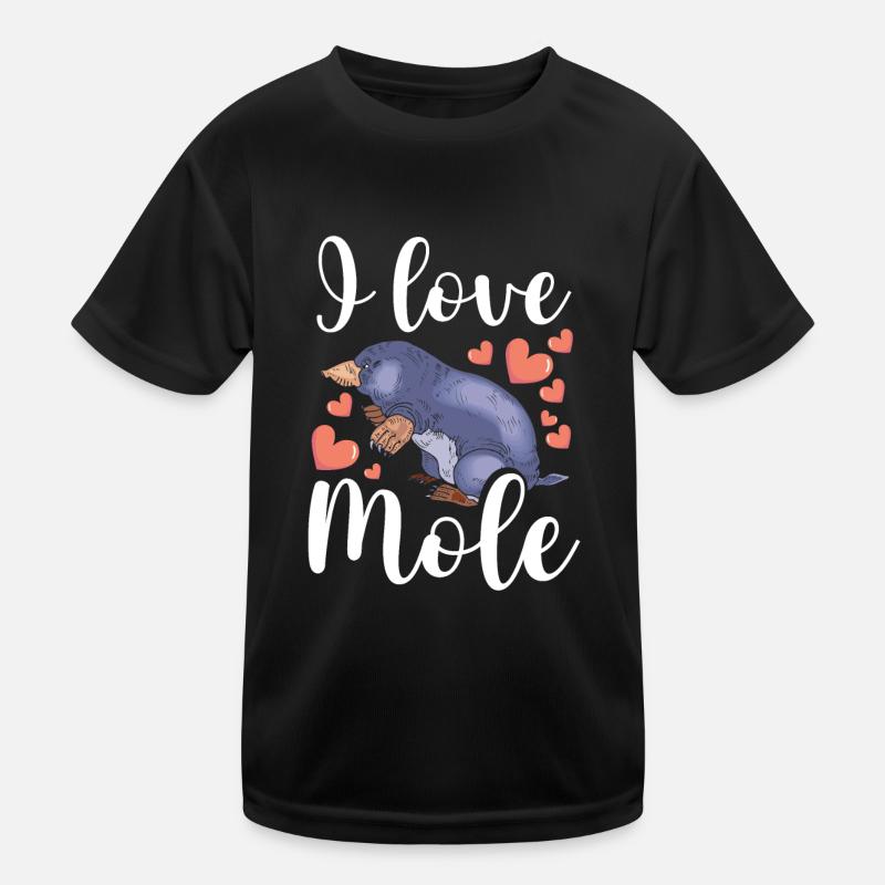 J’aime la taupe T-shirt sport Enfant