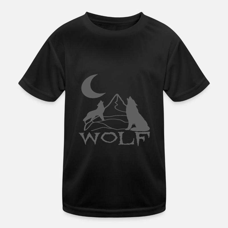Wolves Kids Functional T-Shirt
