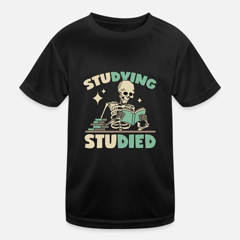 Skeleton in learning Kids Functional T-Shirt