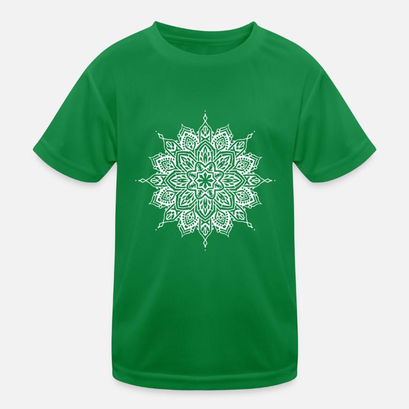 Flower Mandala Kids Functional T-Shirt