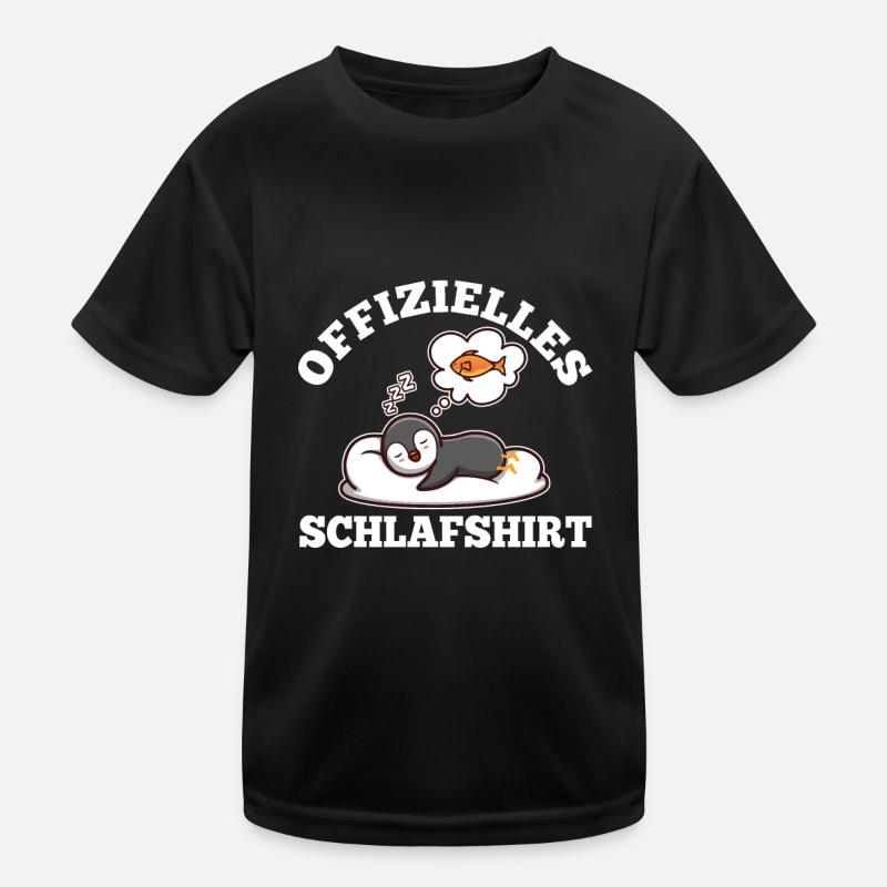 Offizielles schlafshirt Pinguin Kinder Funktions-T-Shirt