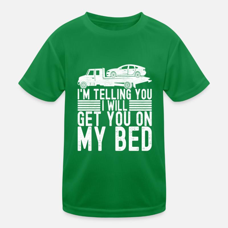 Abschleppwagen Abschleppdienst Kinder Funktions-T-Shirt