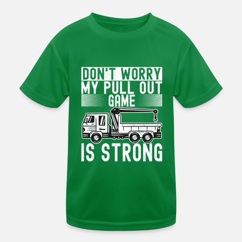 Abschleppwagen Abschleppdienst Kinder Funktions-T-Shirt