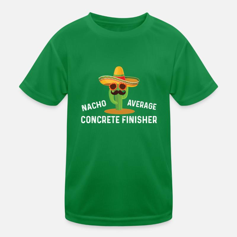 Nacho Durchschnittlicher Betonfertiger Kinder Funktions-T-Shirt
