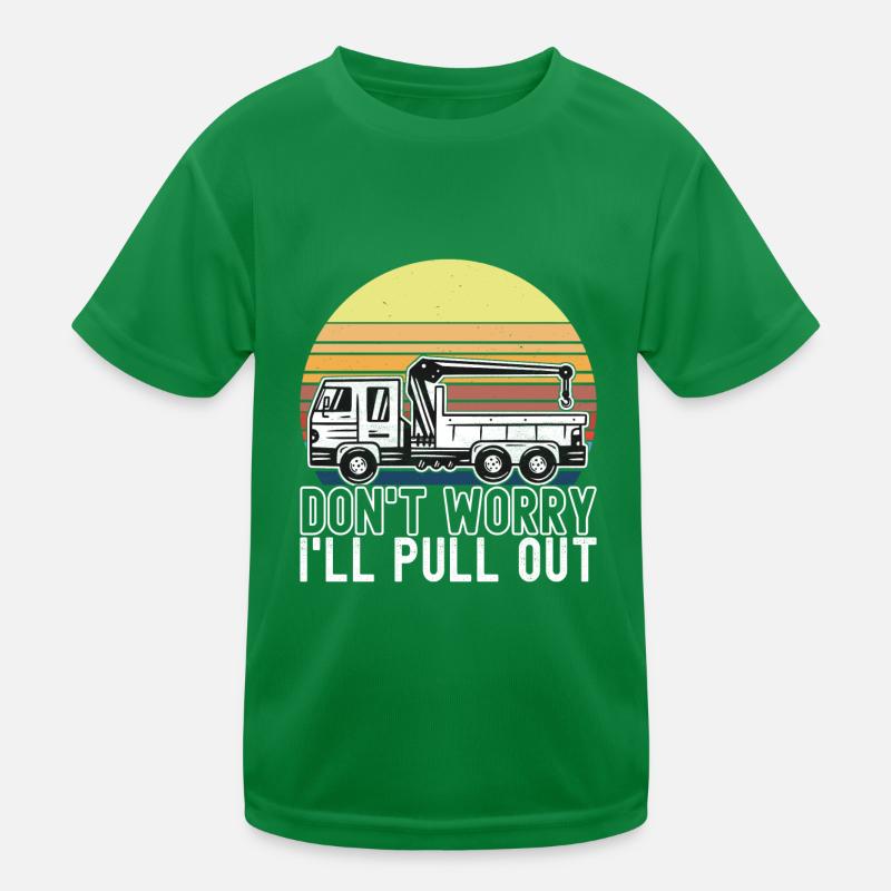 Abschleppwagen Abschleppdienst Kinder Funktions-T-Shirt
