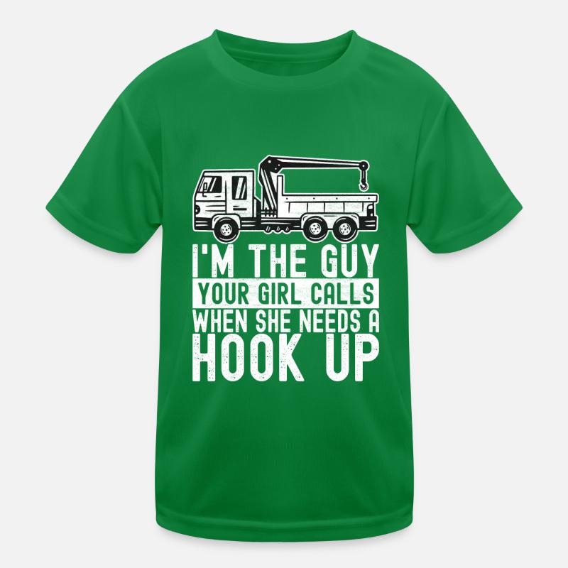 Abschleppwagen Abschleppdienst Kinder Funktions-T-Shirt