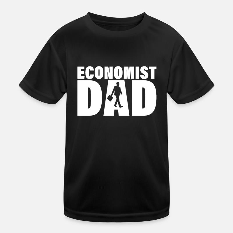 Job - Ökonomer Vater Kinder Funktions-T-Shirt