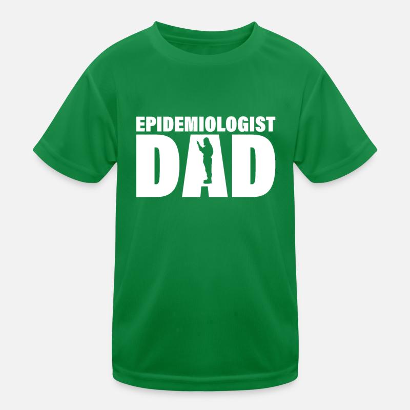 Job - Epidemiologe Papa Kinder Funktions-T-Shirt