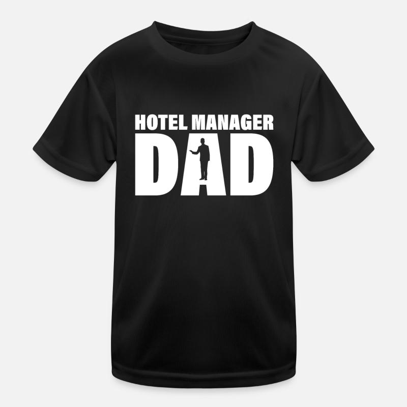 Job - Hotel Manager Papa T-shirt sport Enfant