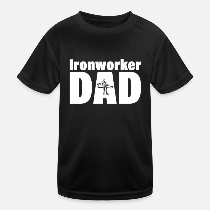 Job - Eisenarbeiter Vater Kinder Funktions-T-Shirt