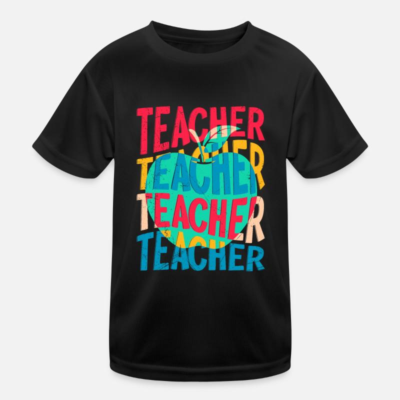 Lehrerin ich bin ein Lehrer Kinder Funktions-T-Shirt