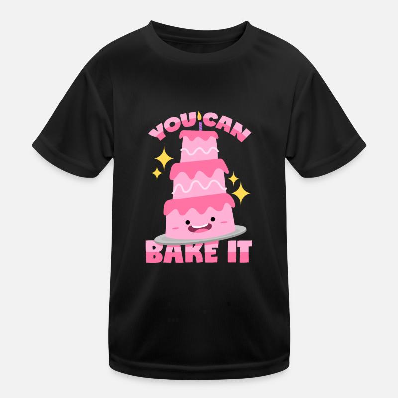 Jeu de mots sur la cuisson de gâteaux T-shirt sport Enfant