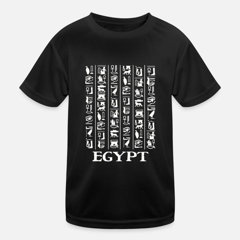 Hieroglyphen Pyramiden Altes Ägypten Kinder Funktions-T-Shirt