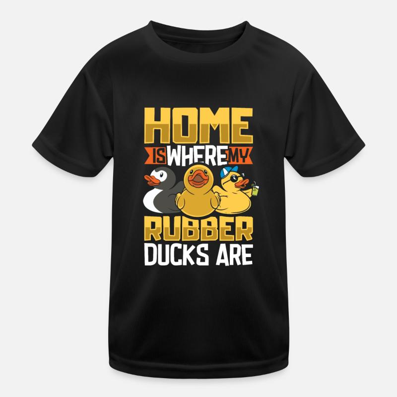 Canards en caoutchouc Canard Duck Lovers Salle de bain T-shirt sport Enfant