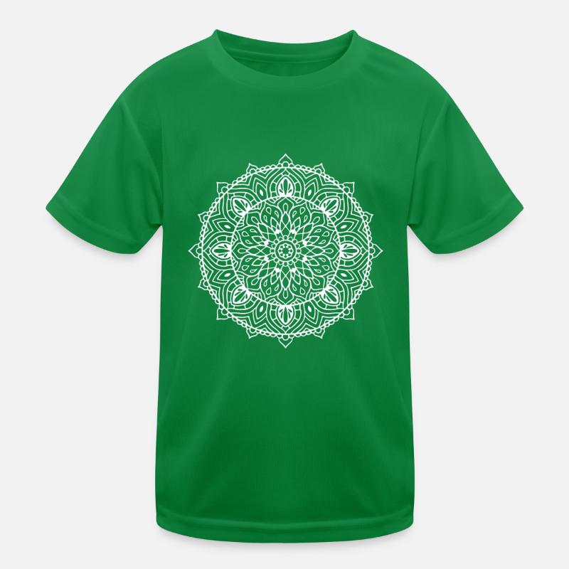 Flower Mandala Kids Functional T-Shirt