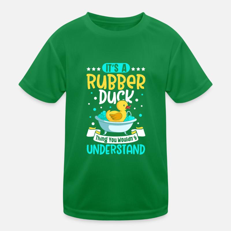 Canards en caoutchouc Canard Duck Lovers Salle de bain T-shirt sport Enfant