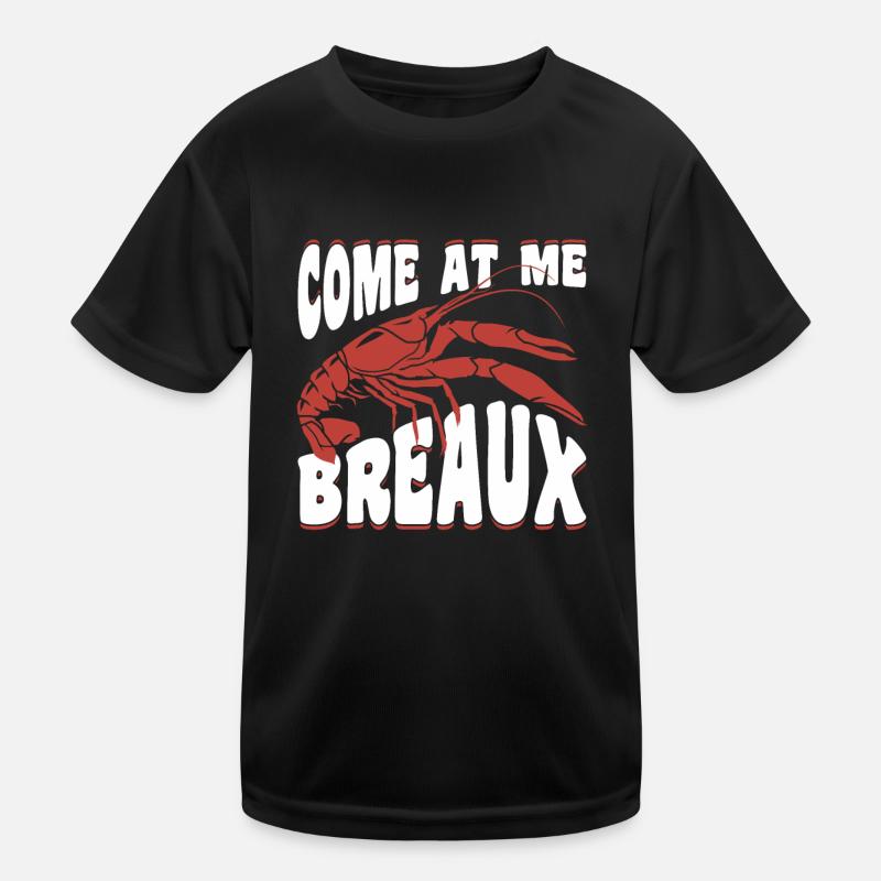 Breaux Crawfish For Crawfish Lover Kids Functional T-Shirt