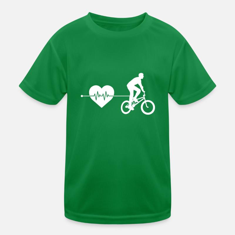 BMX heartbeat Kids Functional T-Shirt