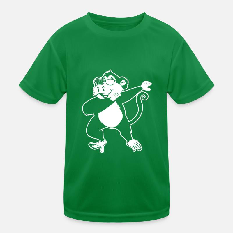 Dab Dance Monkey Orangutan Monkey Lover - Dabbing Kids Functional T-Shirt