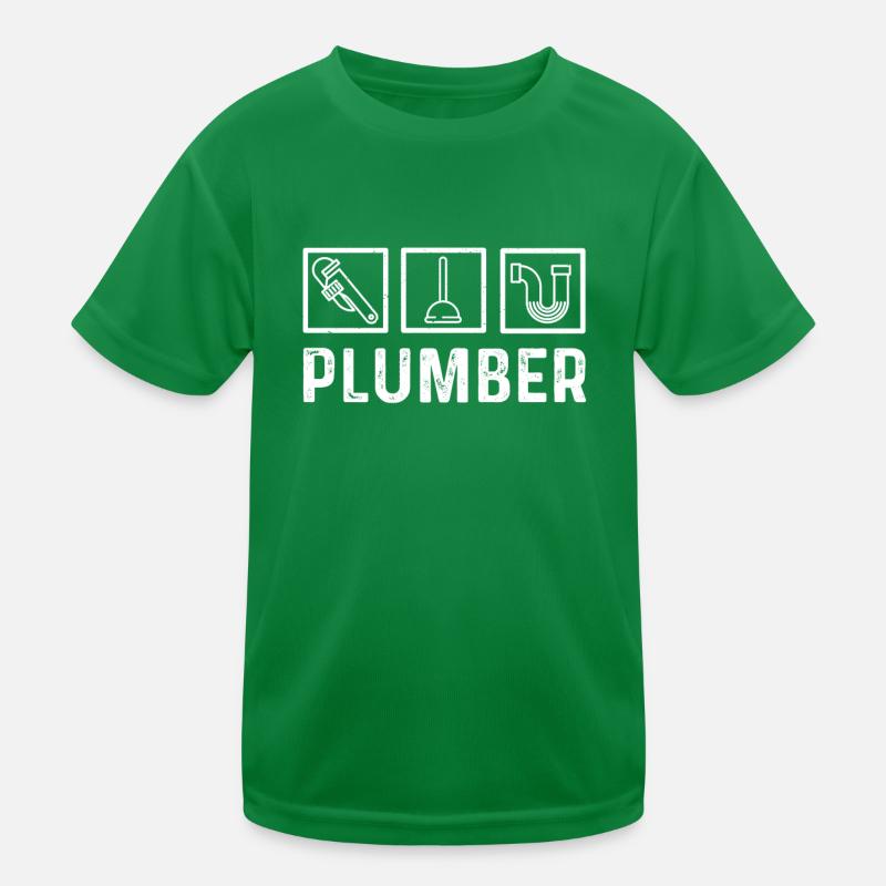 Klempner Kinder Funktions-T-Shirt