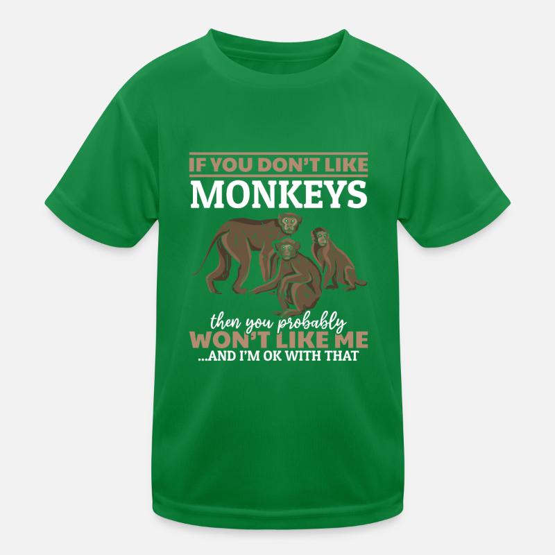 Orangutan Monkey Lover - Chimpanzee Orangutan Monk Kinder Funktions-T-Shirt