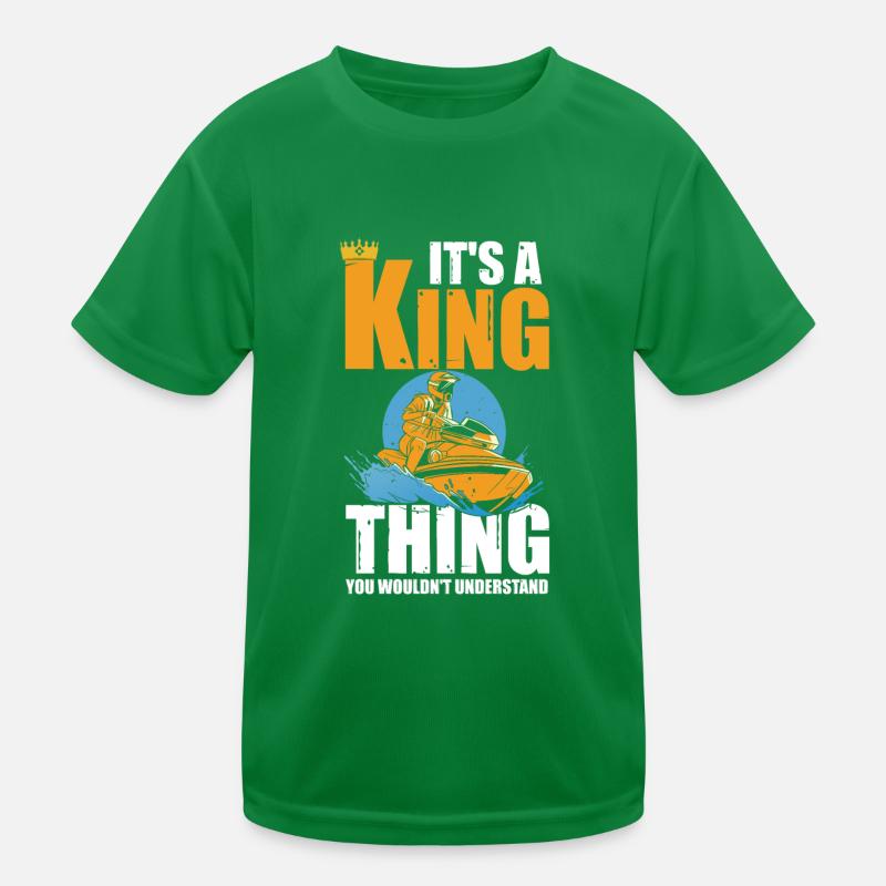 Jetski Jetboot King Thing You Wouldn't Understand Kinder Funktions-T-Shirt