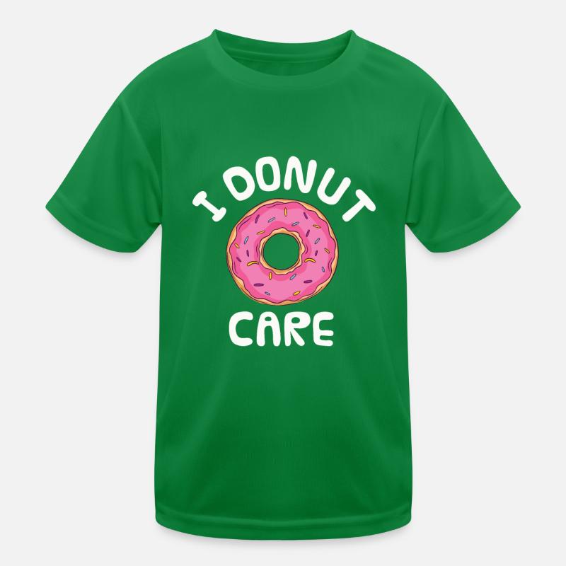 I Donut Care Kinder Funktions-T-Shirt