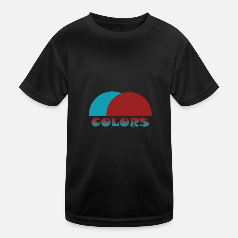 Kreise Form Formen Halbkreis Rund Runderkreis Kinder Funktions-T-Shirt