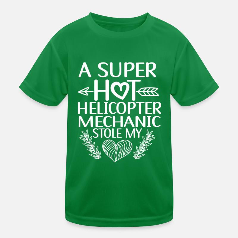 Helicopter Technician Helicopter Mechanic Funny Kinder Funktions-T-Shirt