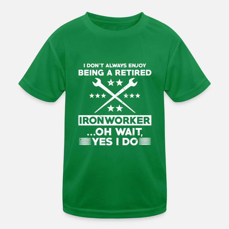 Drôle de métallurgique à la retraite T-shirt sport Enfant