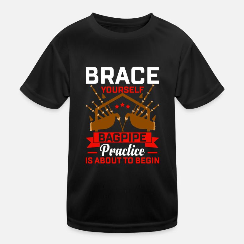 Cornemuses Musicien écossais Bagpipers T-shirt sport Enfant
