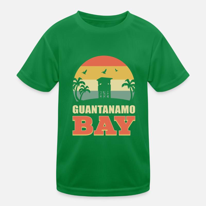 Guantanamo-Bucht Guantanamo-Bay Gtmo Gitmo Nsgb Ma Kinder Funktions-T-Shirt