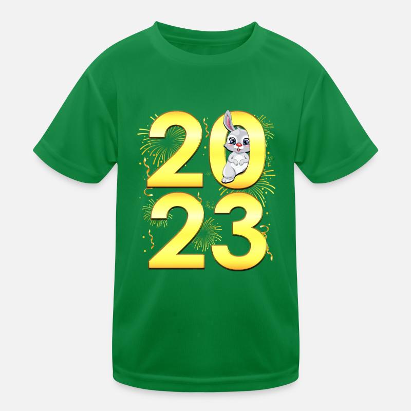 New Year 2023 Party - Countdown for 2023 Kids Functional T-Shirt