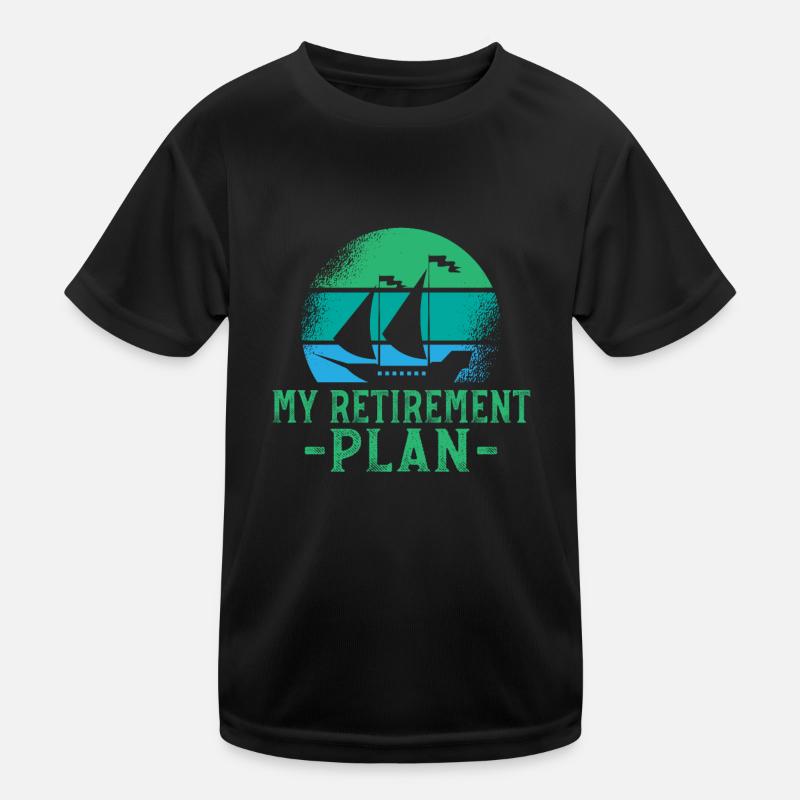 Mon Plan De Retraite Faire De La Voile T-shirt sport Enfant