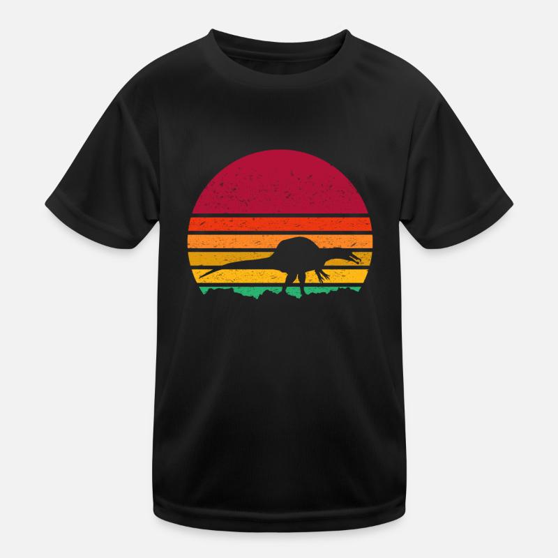 Spinosaurus Retro Style Kinder Funktions-T-Shirt