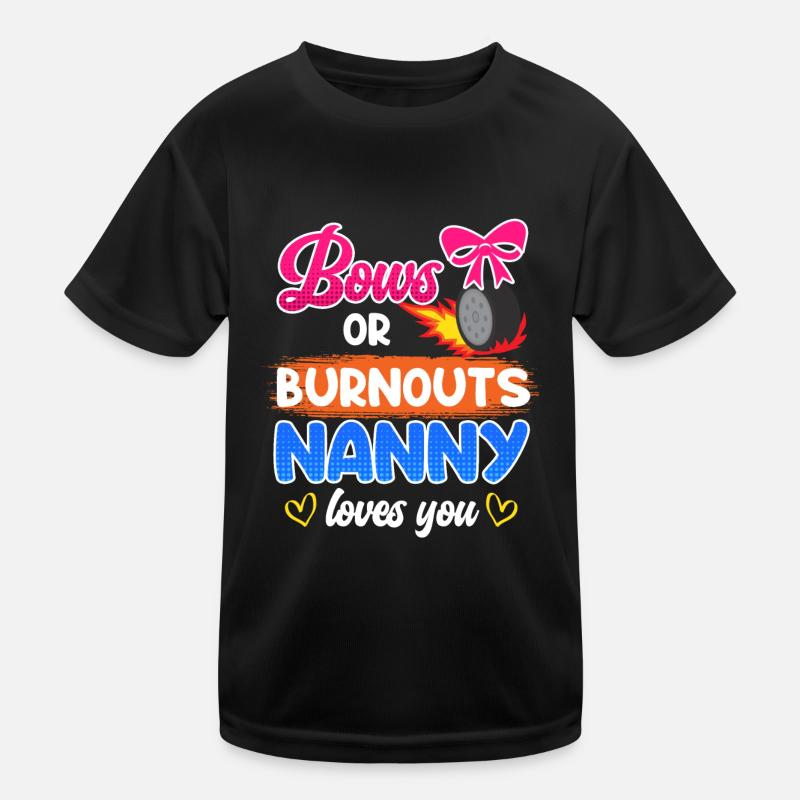 Schleife oder Burnout hab dich lieb Tagesmutter Kinder Funktions-T-Shirt