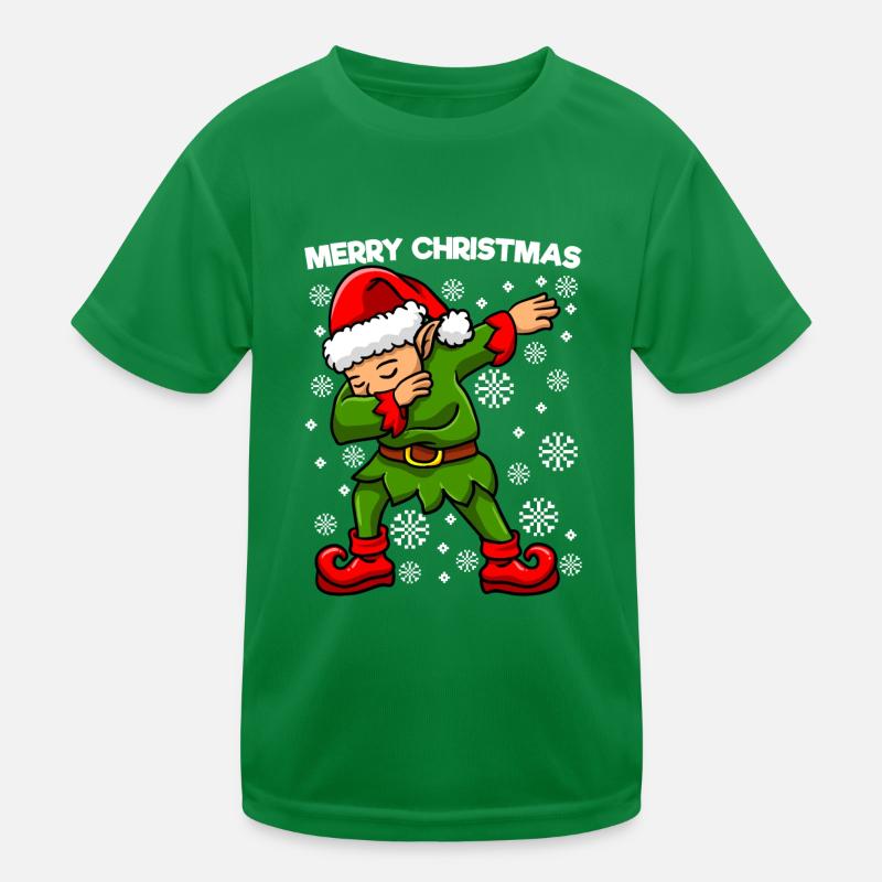 Elfe de Noël Dabbing T-shirt sport Enfant
