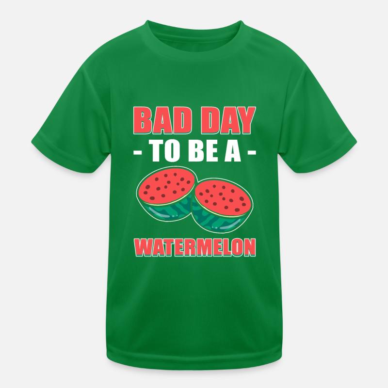 Pastèque Fruit Été Pastèque Tranche Verte T-shirt sport Enfant