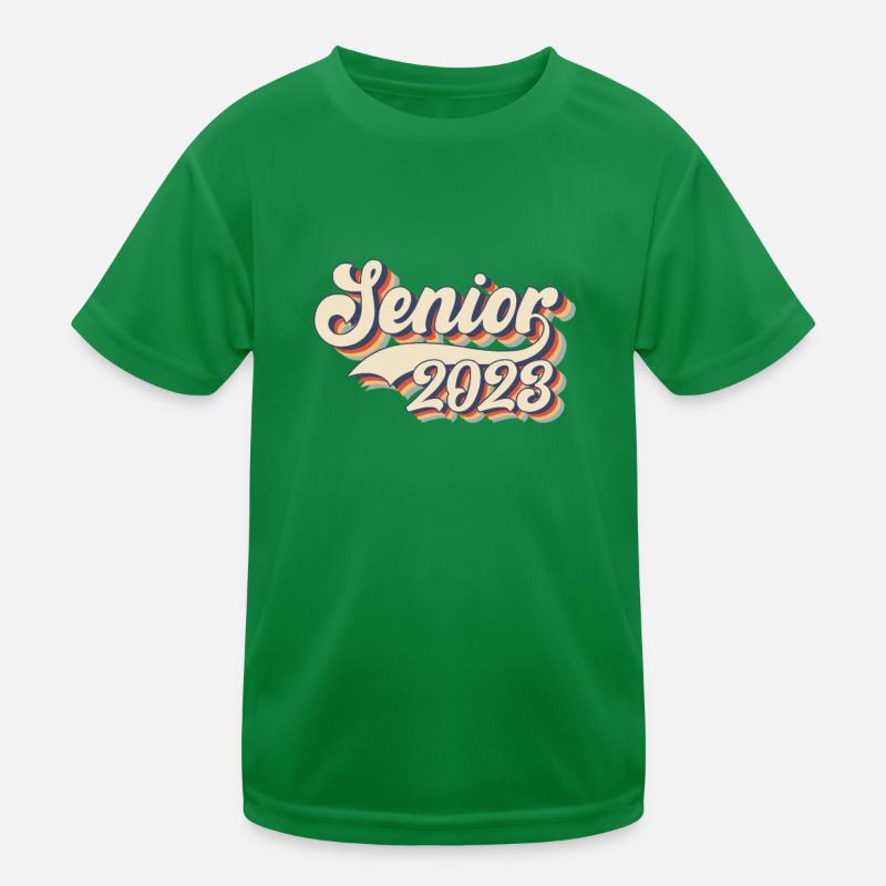Senior 2023 pensionato 2023 Maglietta sportiva per bambini
