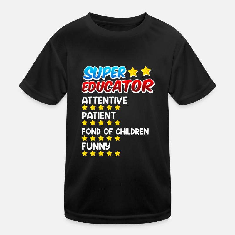 Definition of a Super Educator Kids Functional T-Shirt