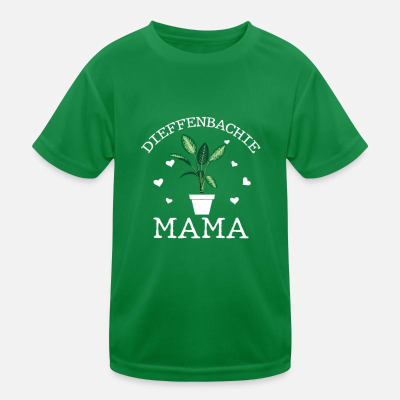 Dieffenbachia Mama Kinder Funktions-T-Shirt