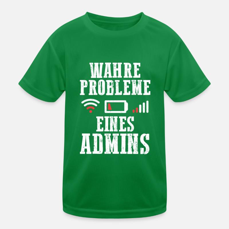 Informatiker Programmierer Admin Administrator Kinder Funktions-T-Shirt