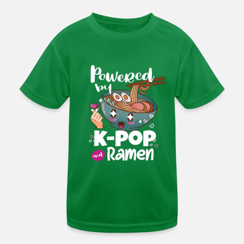 Propulsé par Kpop et Ramen T-shirt sport Enfant