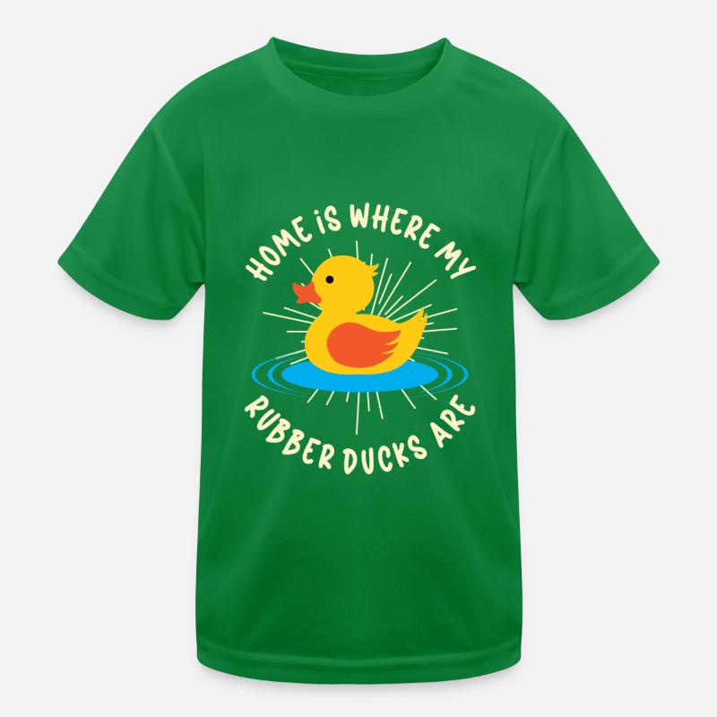 Canards en caoutchouc Canard Duck Lovers Salle de bain T-shirt sport Enfant