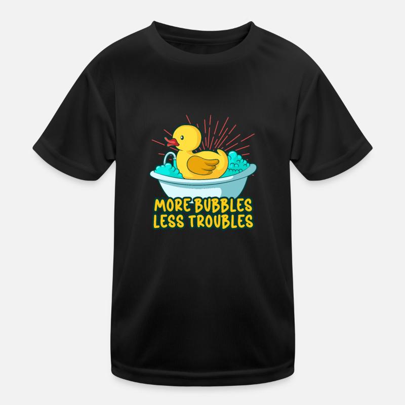 Canards en caoutchouc Canard Duck Lovers Salle de bain T-shirt sport Enfant