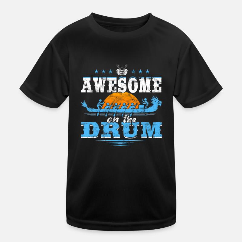 Course de bateaux-dragons chinois T-shirt sport Enfant